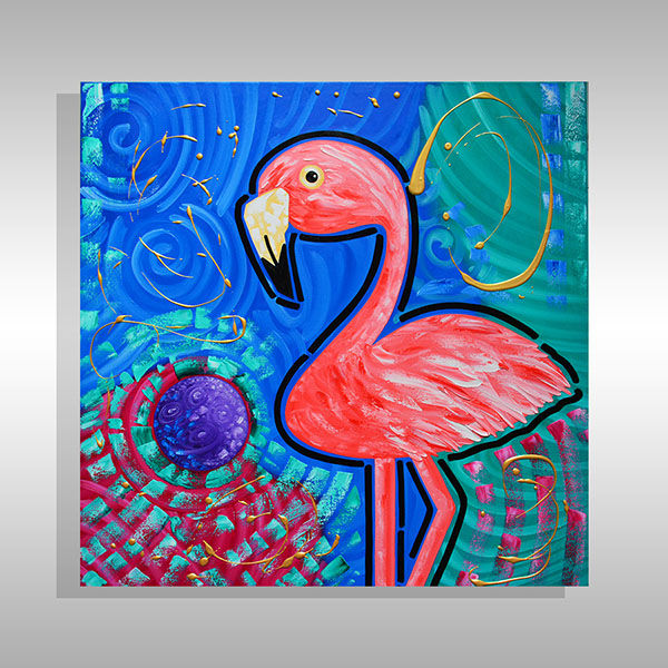 Buy the Original Abstract Coastal Oil Paintings in Miami of Laelanie Larach for Beach Home Interiors at Laelanie Art Gallery