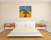 palm trees art in Miami Florida