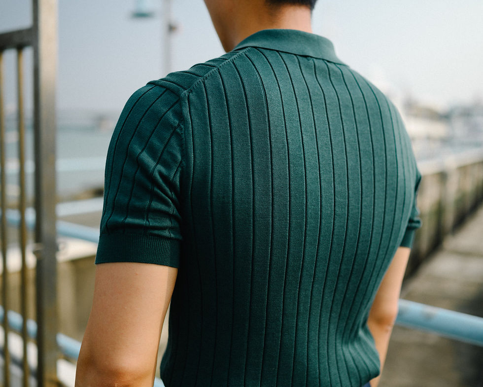 Thumbnail: Polo Ribbed in Green