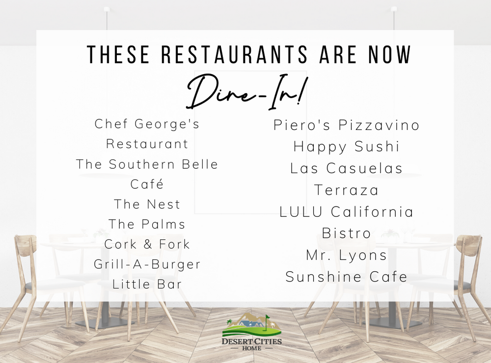 These Restaurants are DineIn!