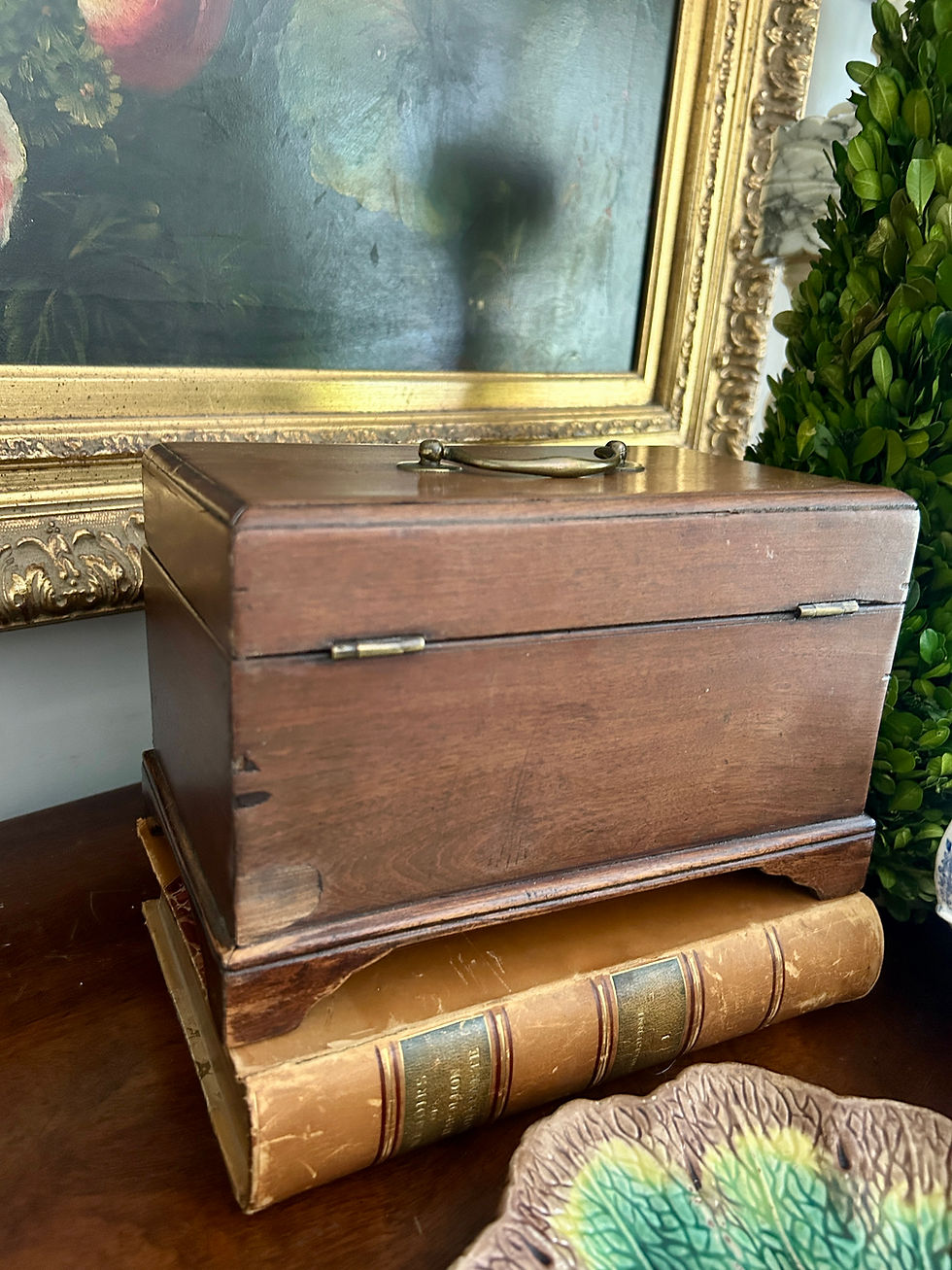 Thumbnail: 19th Century Georgian Mahogany Tea Caddy