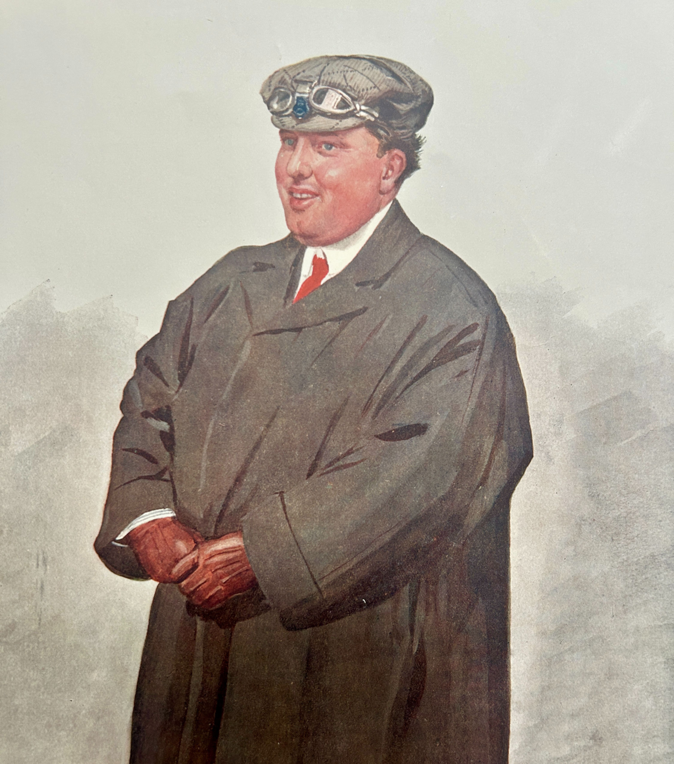 Original Vanity Fair Print - Automobilist Frederick Coleman