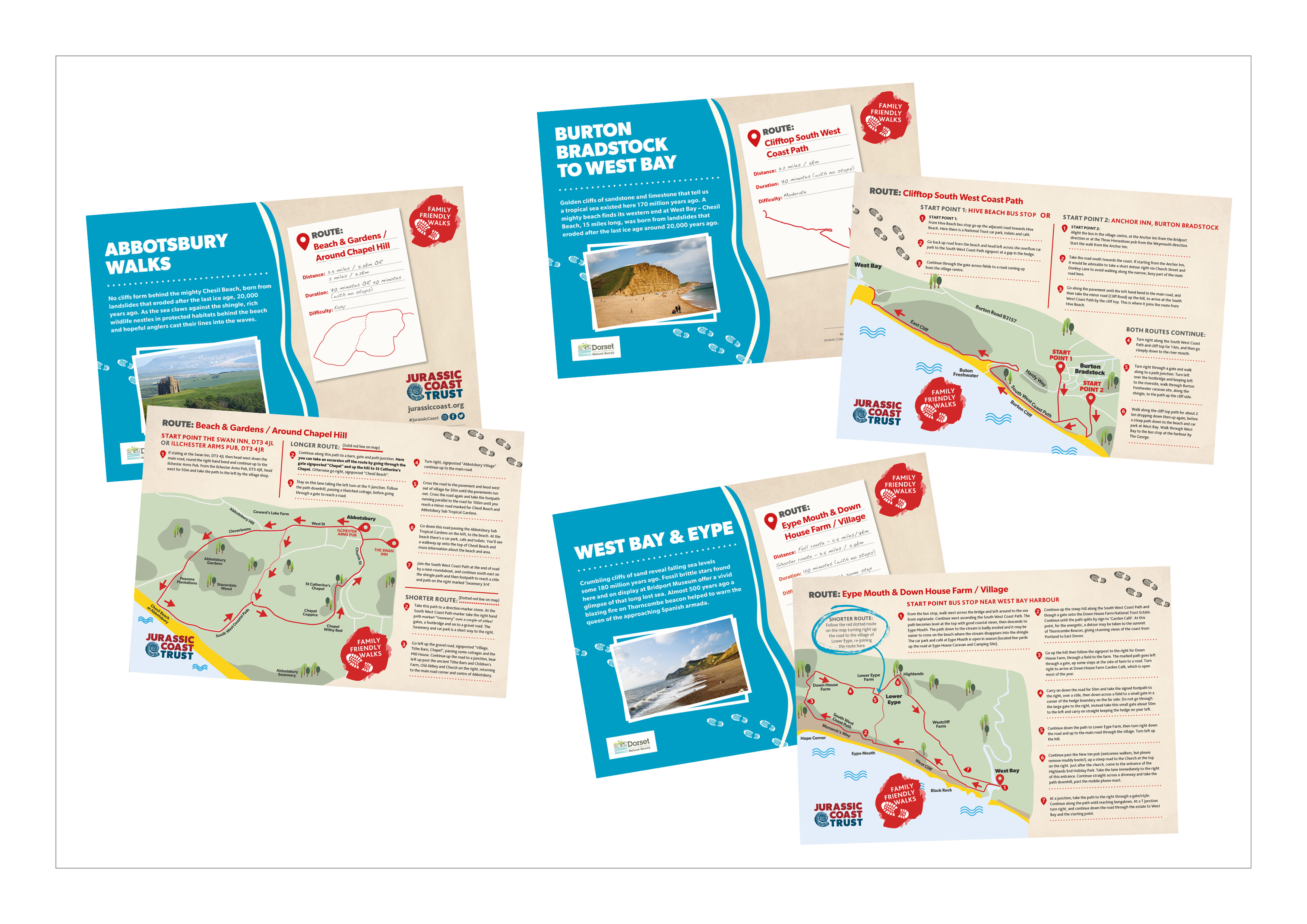 Kids walking maps