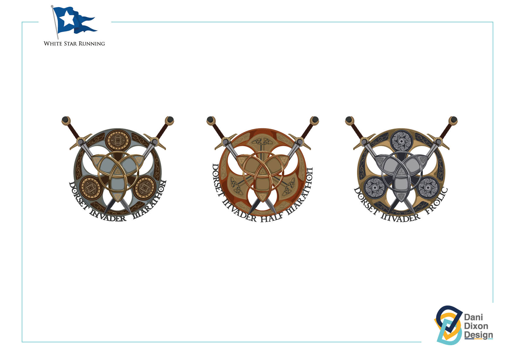 Medal design illustration