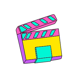 Elemento Claquete de Cinema da Tropical Club