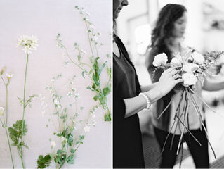 A Glimpse Into the Botanique Studio during a 1:1 Floral Design Lesson