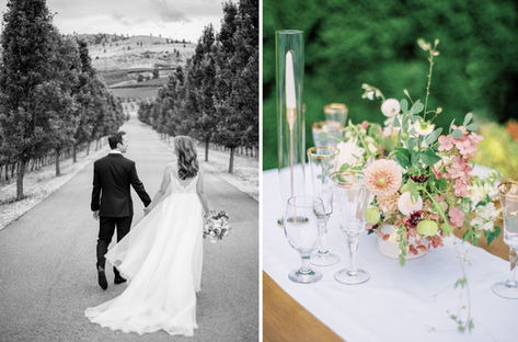 A Late Summer, "From the Garden" Wedding on Lake Chelan