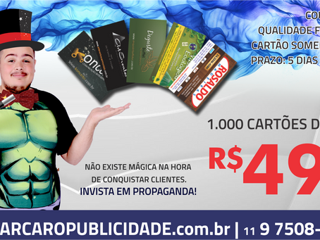 PROMOÇÃO CARTÃO DE VISITA