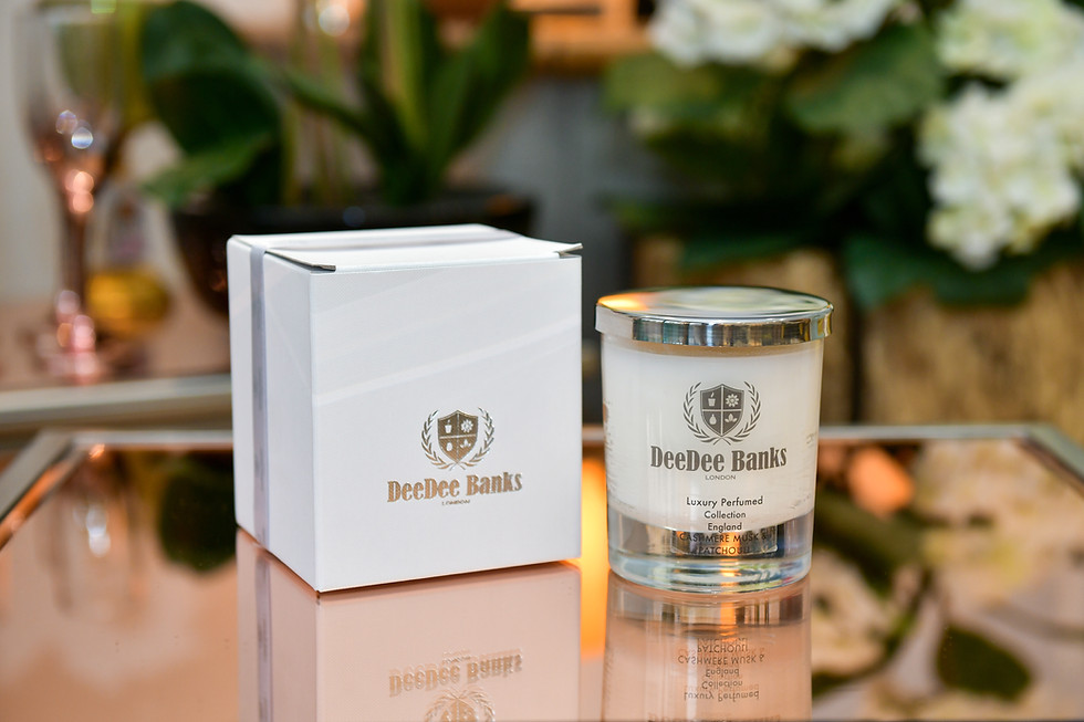 Thumbnail: CASHMERE MUSK & PATCHOULI PERFUMED CANDLE (30CL Clear Glass)