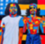 hand-painted pictue of outkast