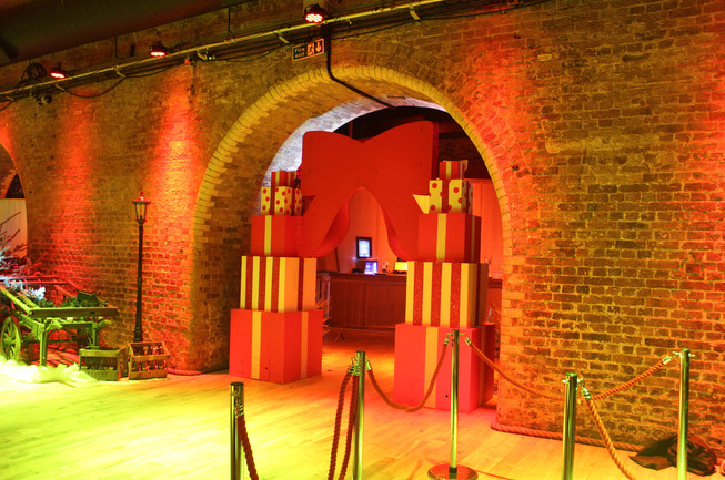 bespoke archway for Christmas party