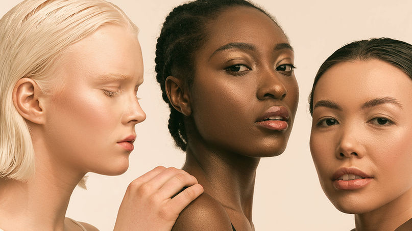 three young women