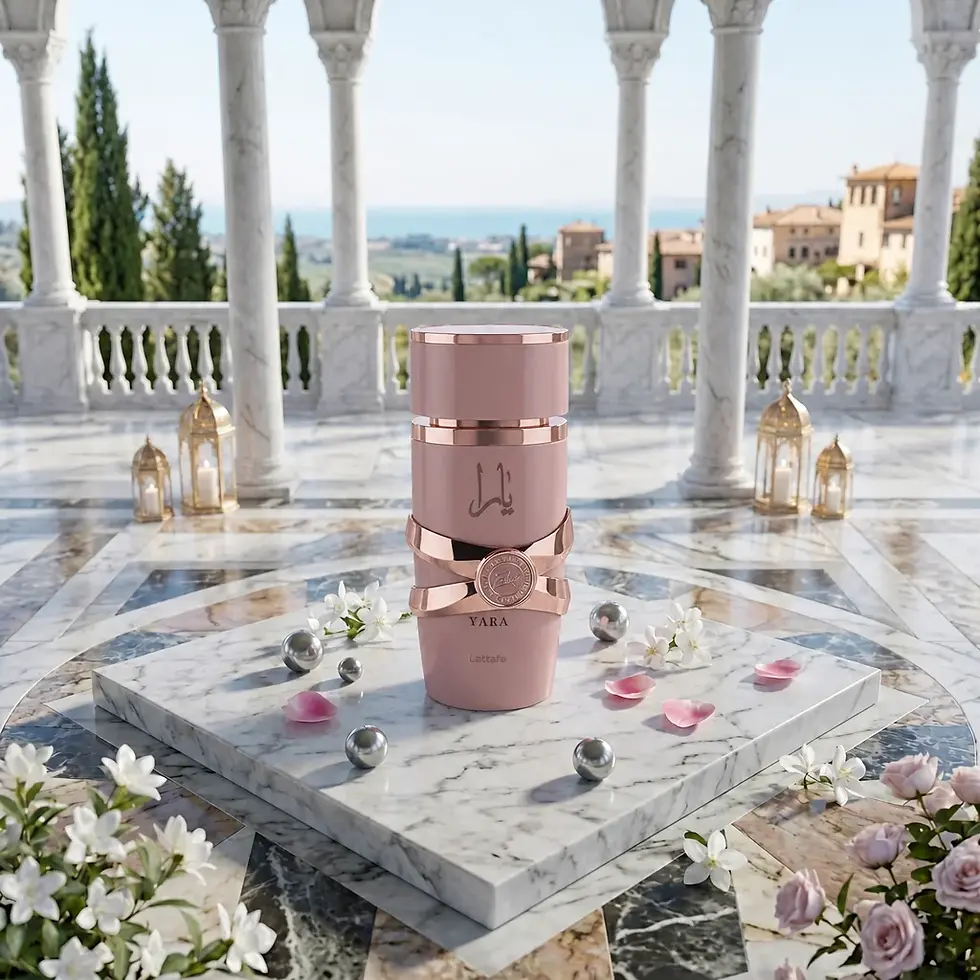 Lattafa Yara Elixir EDP 100ml flacon rose poudré or rosé — parfum femme floral oriental | Élite Cosmétique Parfum Strasbourg