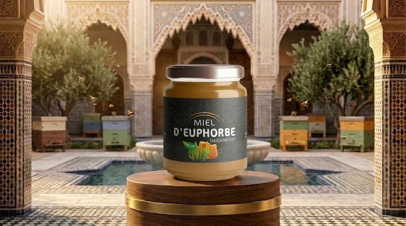 Miel de Daghmous Cactus du Maroc pur - Elite Cosmetique Parfum à Bischheim, Condé-sur-l'Escaut, Paris et Lyon.