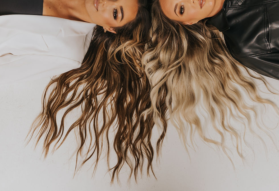 Modish Salon hair stylist with bronde hair.