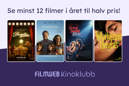 Halv pris på kinoklubben - og hva med kinogavekort til julegaver?