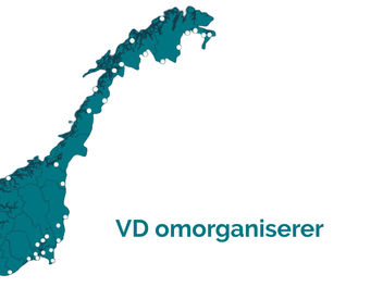 Foreslått omorganisering av VD