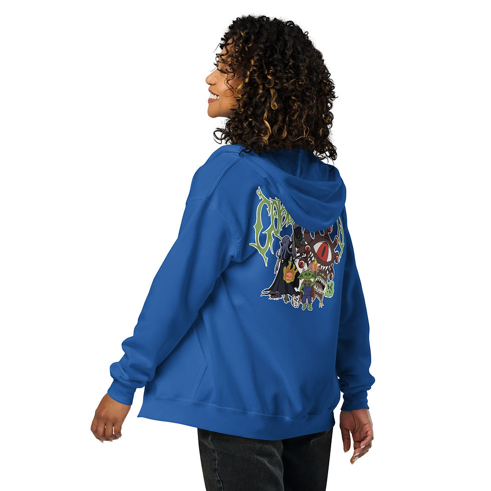 Thumbnail: Dungeon Crawler Goblin Zip Hoodie