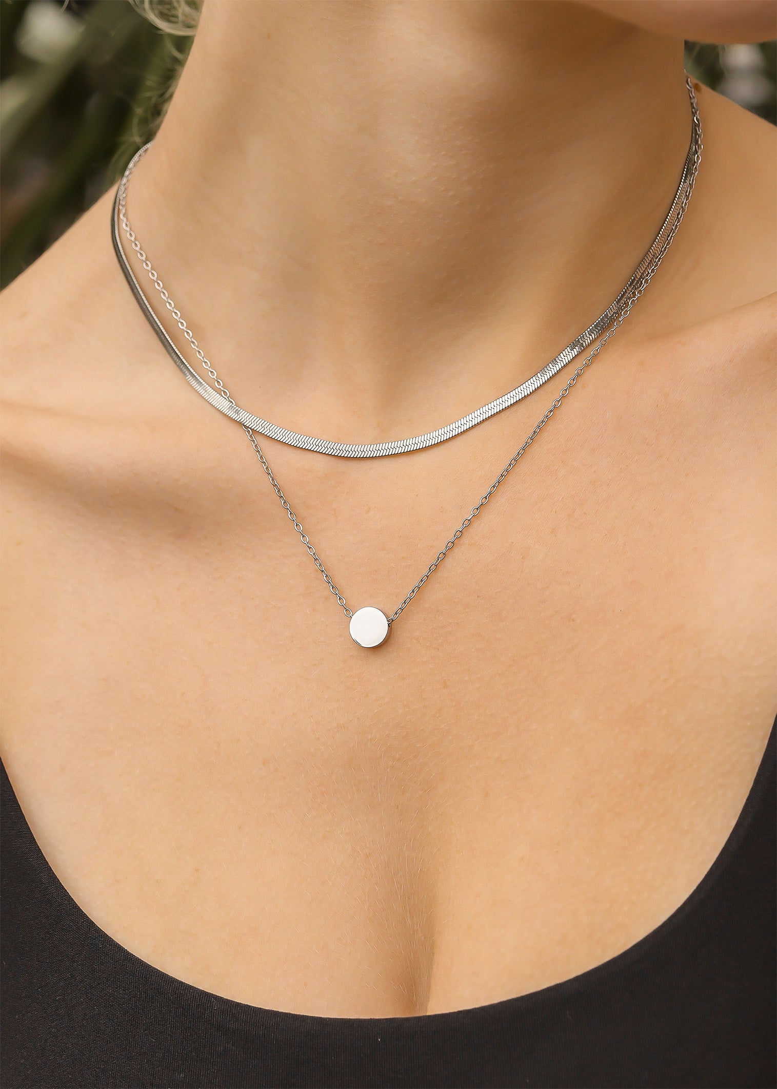 Mini Circle Necklace