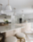 Modern Kitchen design Renovation, Custom cabinets and Marble countertops