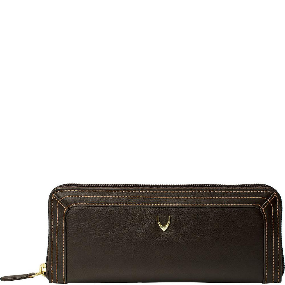 Thumbnail: Cerys Zip Around Leather Wallet