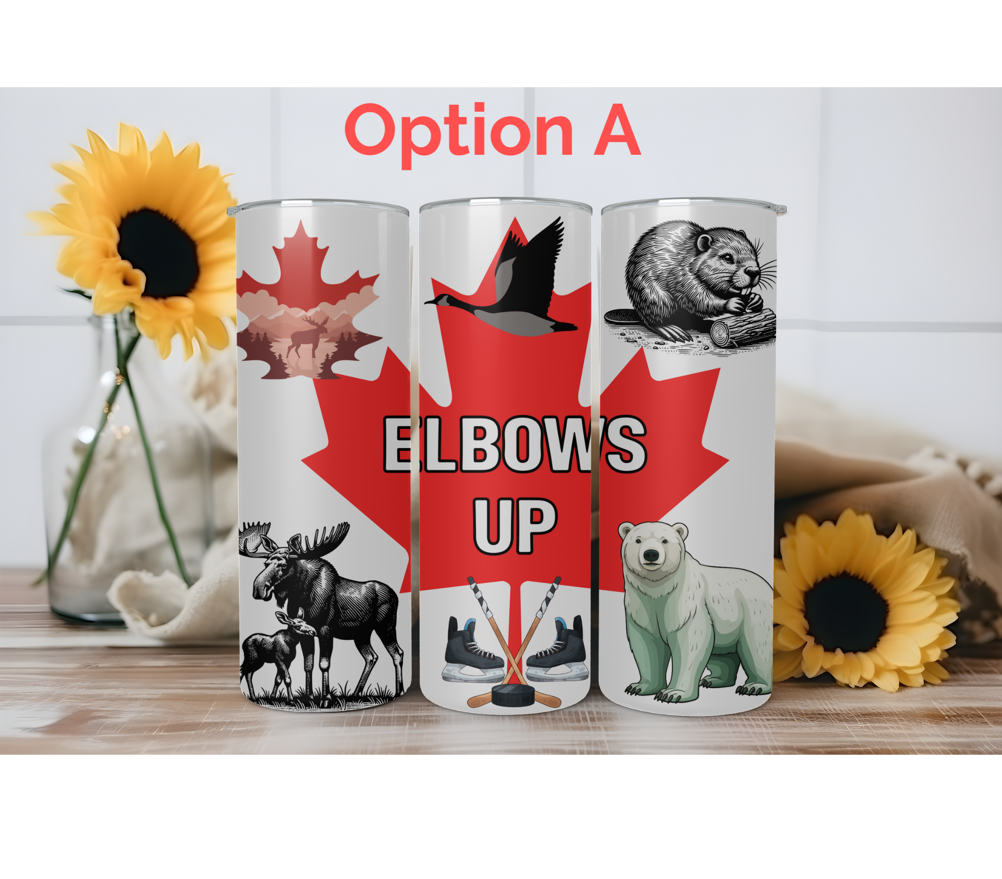 Elbows Up Canada Tumbler