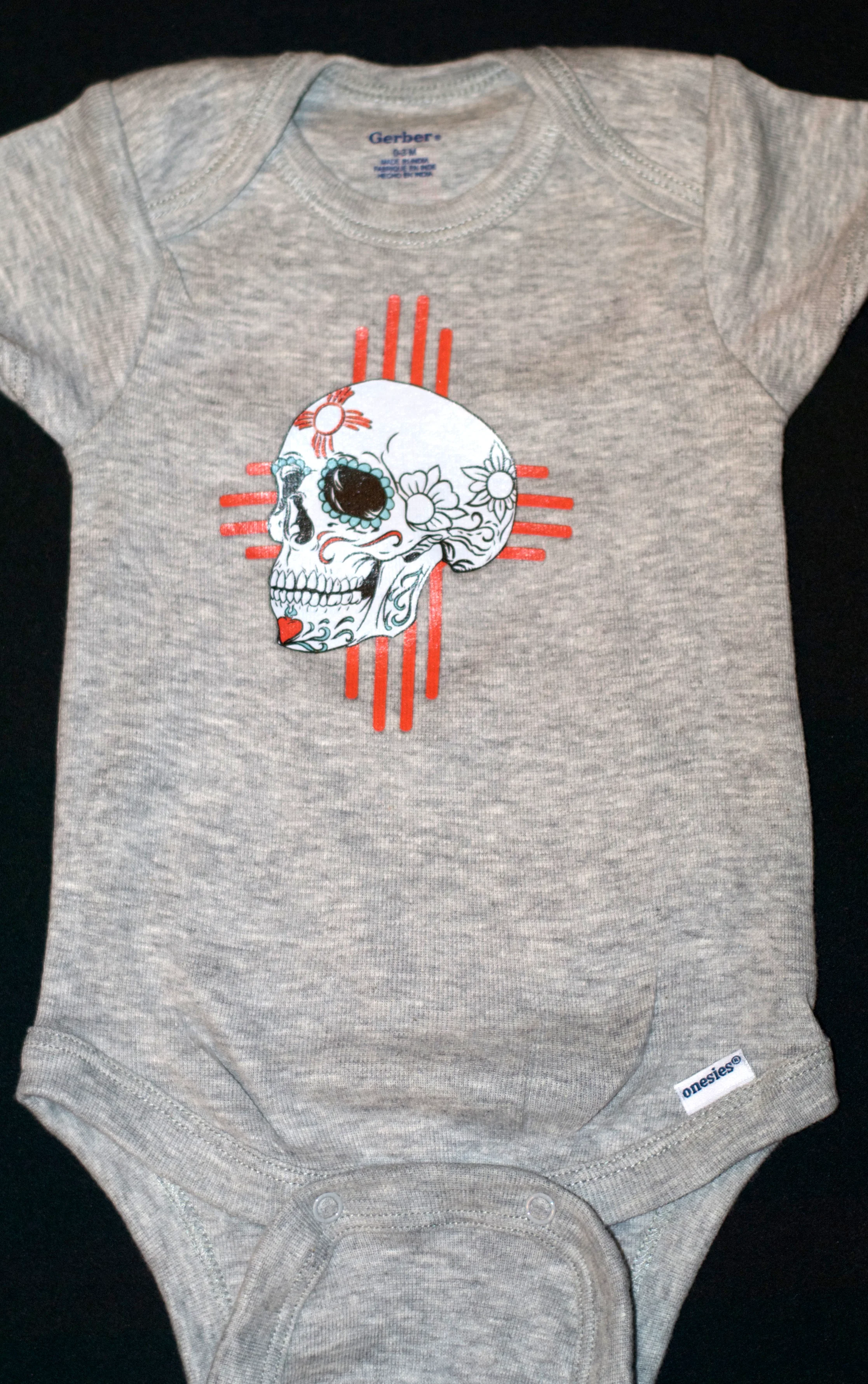 Zia Sugar Skull Baby Onsie Michaelmartinezdesig