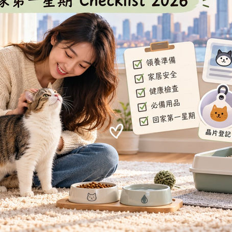 多倫多新手養貓注意事項｜領養前到回家第一星期 Checklist【2026】