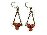Antique Pinchbeck Coral Earrings Clip.jpg