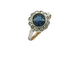 c1920s Blue Glass Stone and Paste Gold ring in Silver Setting_edited.jpg