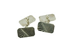Image 6 Silver Deco Cufflinks Front Clip.jpg