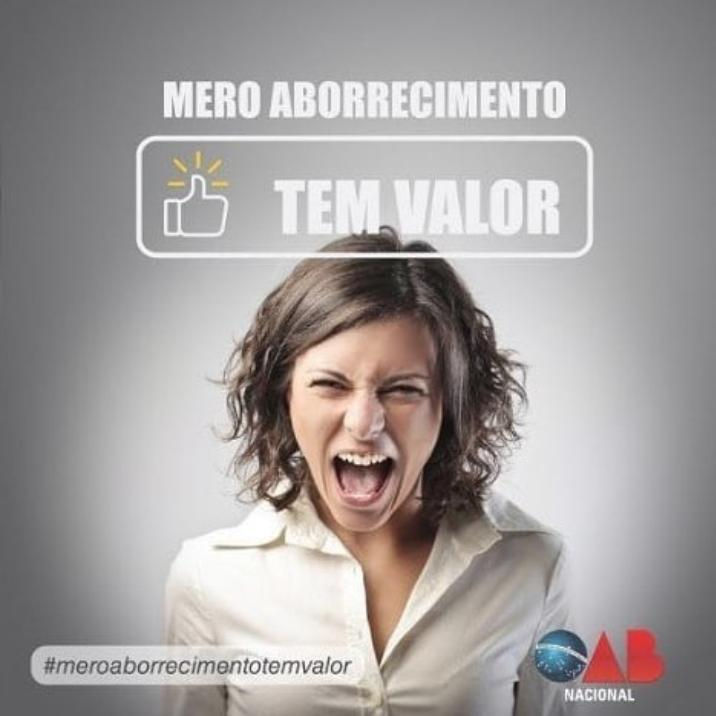 Mero aborrecimento tem valor!!
