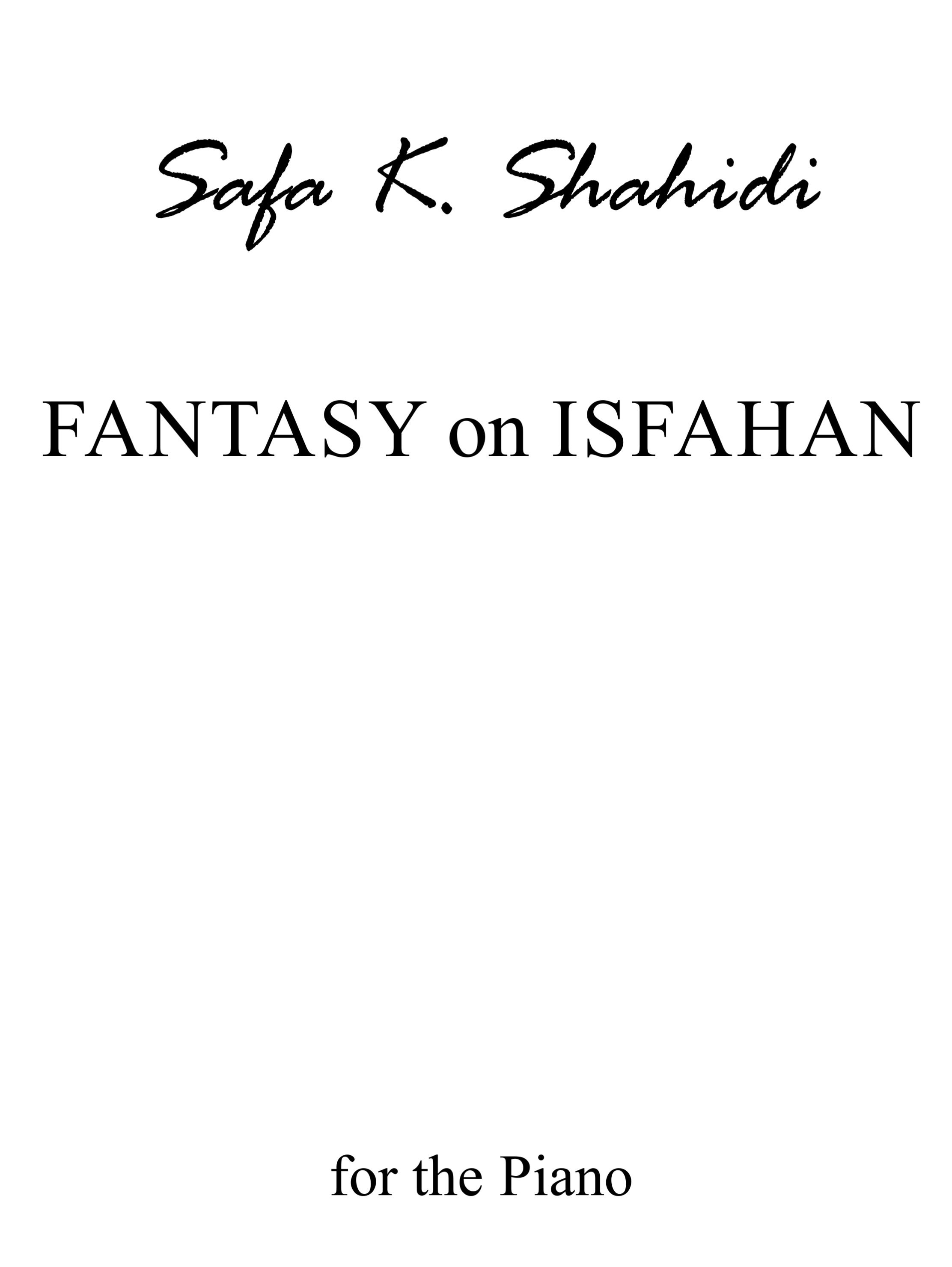 Fantasy on Isfahan