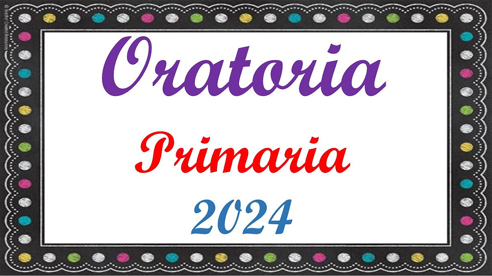 Oratoria Primaria 2024