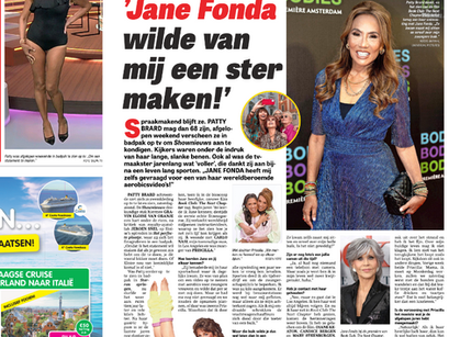 Patty Brard in De Telegraaf: "Jane Fonda wanted to make me a star!"