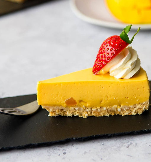 Mango & Coconut Cheesecake