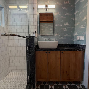 Cabin Lake Bathroom