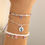 Miniatura: Pulsera San Chárbel perlas