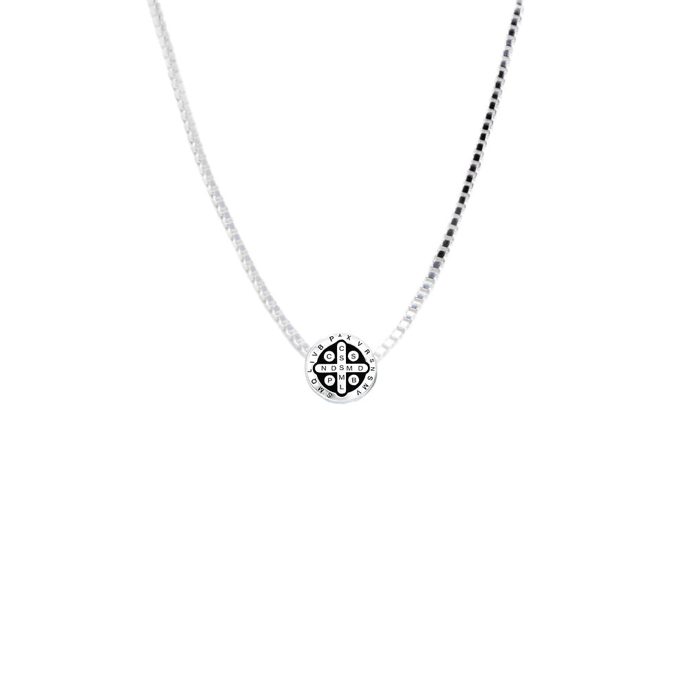 Miniatura: Collar San Benito charm cadena