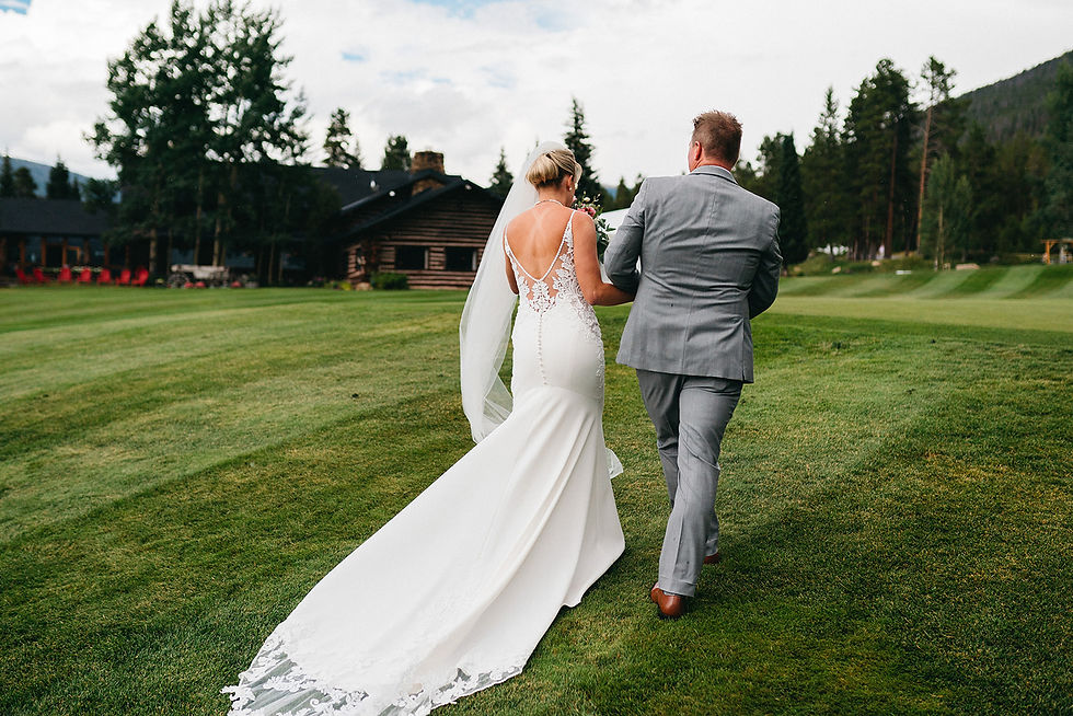 Keystone Ranch Wedding - Bride and groom