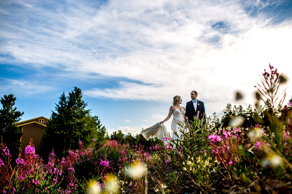 Breckenridge Wedding Planner - The Lodge at Breckenridge Wedding - Bride and Groom