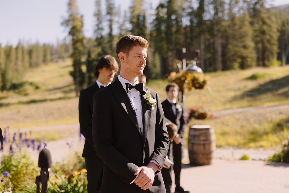 Breckenridge Wedding Planner - Ten Mile Station Wedding - Groom