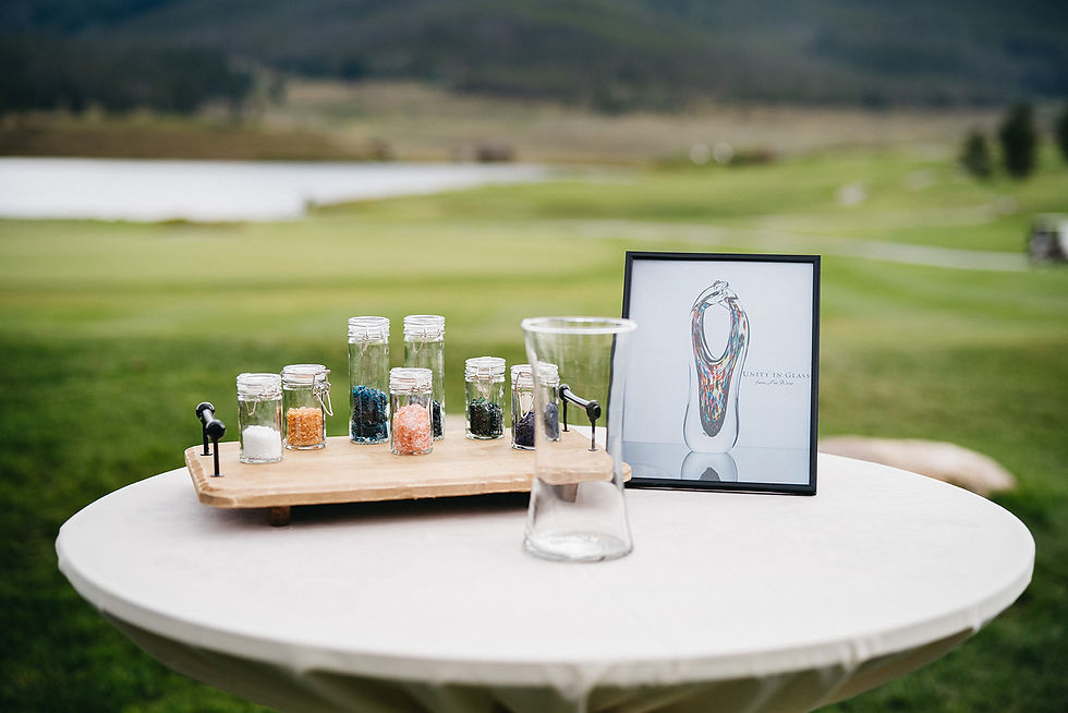 Keystone Ranch Wedding - Glass Ceremony