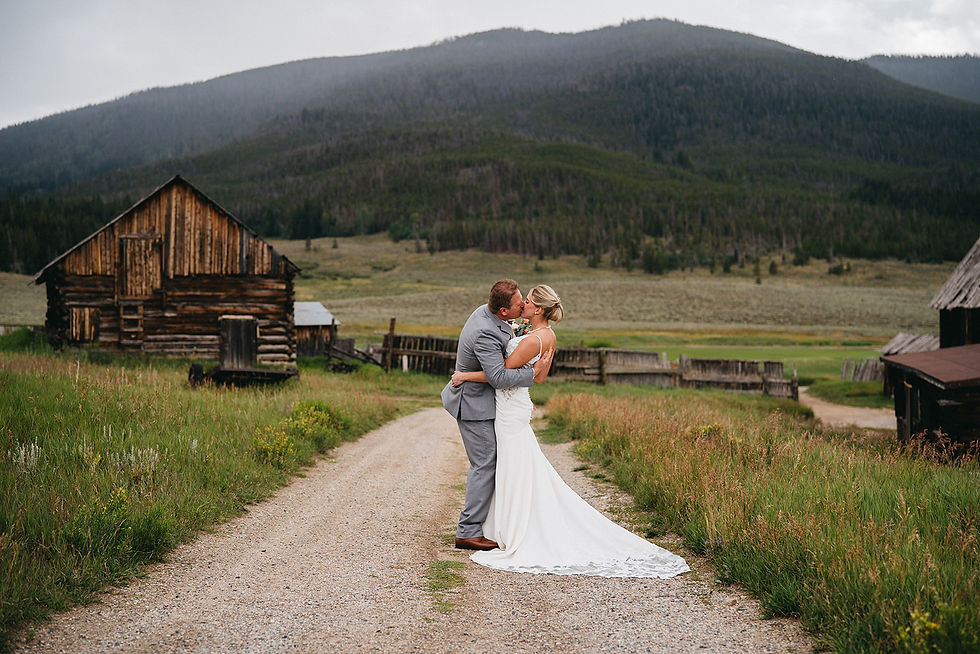 Keystone Ranch Wedding - Bride and Groom