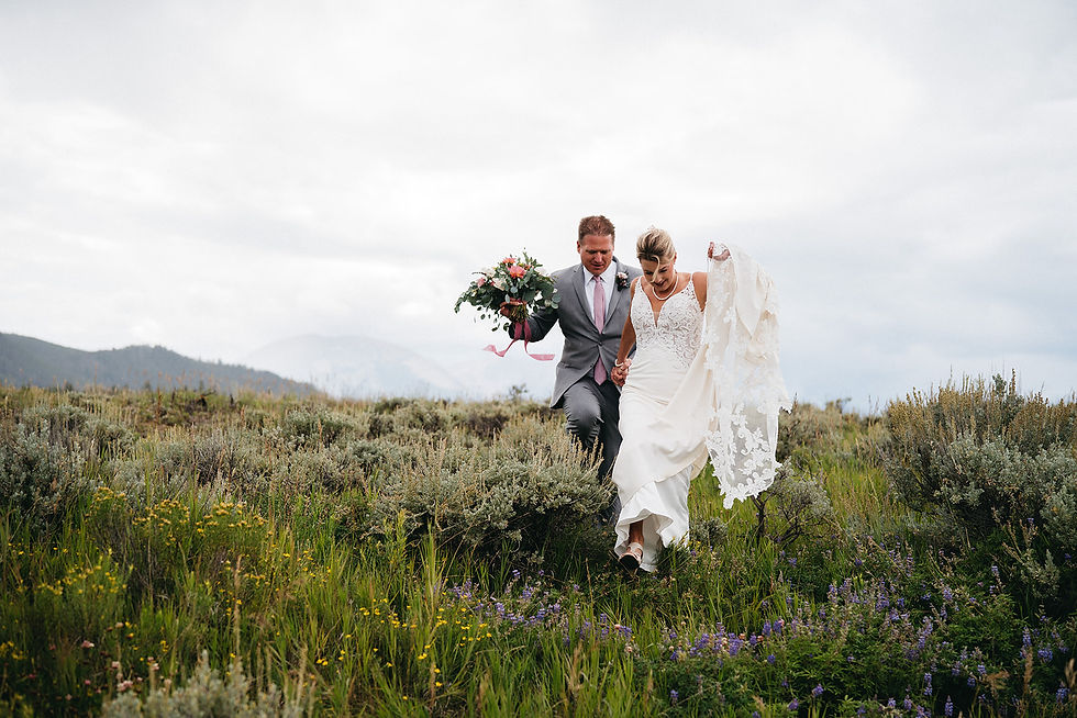 Keystone Ranch Wedding - Bride and Groom