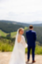 Donovan Pavilion Wedding | Vail Wedding | First Look