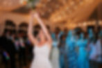 Keystone Ranch Wedding | Bouquet Toss