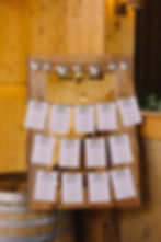 Breckenridge Wedding Planner - Ten Mile Station Wedding - Escort Card Display