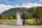 Keystone Wedding, First Look, , Timber Ridge Wedding