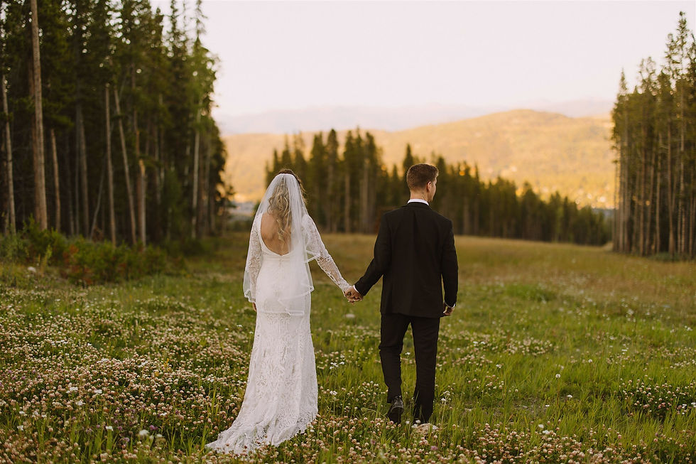Breckenridge Wedding Planner - Ten mile Station Wedding - Bride and Groom